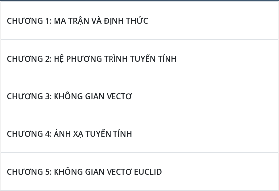 Đại số tuyến tính - Đề 01 (Tổng hợp các chương)